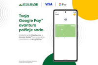 Uz ATOS BANK, Visa kartice i Google Pay ostvari povrat od 50KM!