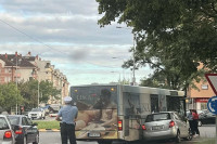 Sudar gradskog autobusa i automobila u Banjaluci