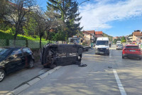 Судар у Бањалуци, преврнуо се аутомобил