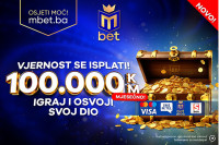 Вјерност се исплати: Mbet мјесечно даје 100.000 КМ својим играчима